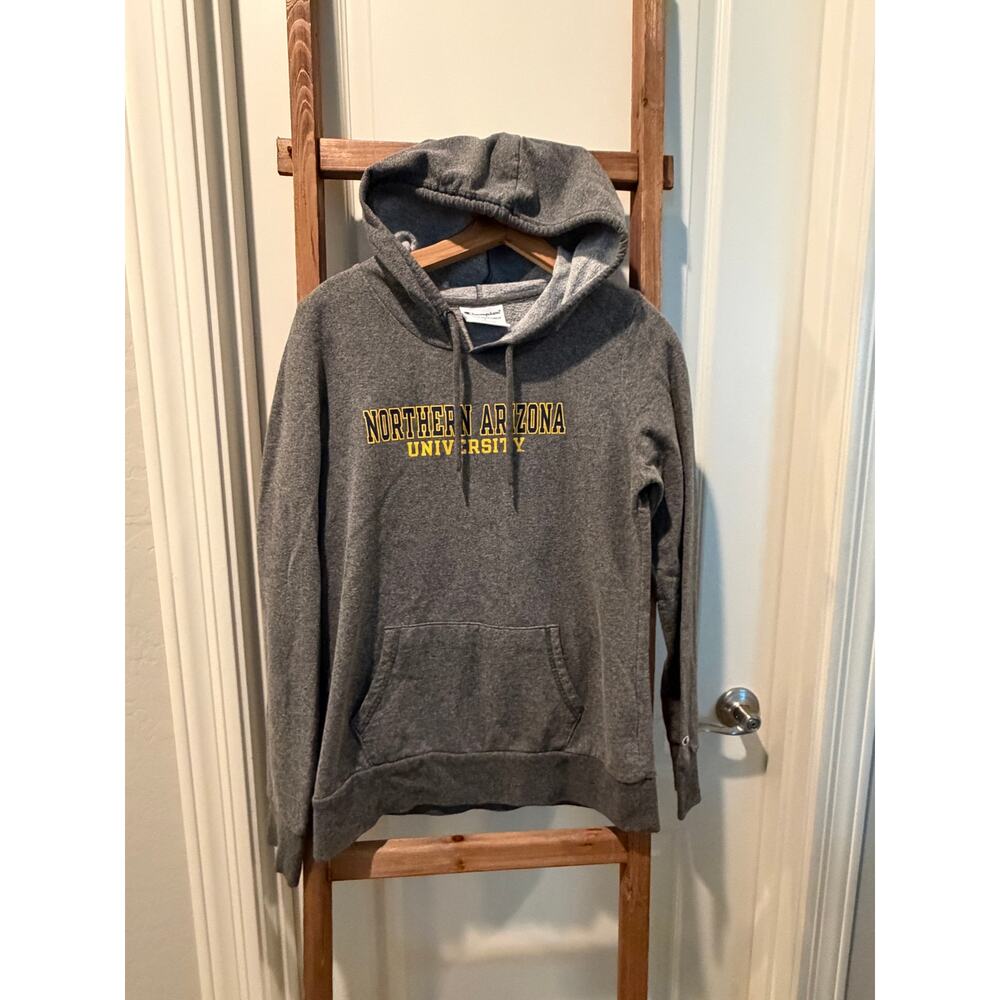 Champion NAU Northern Arizona University Gray Pullover Hoodie Size Large
